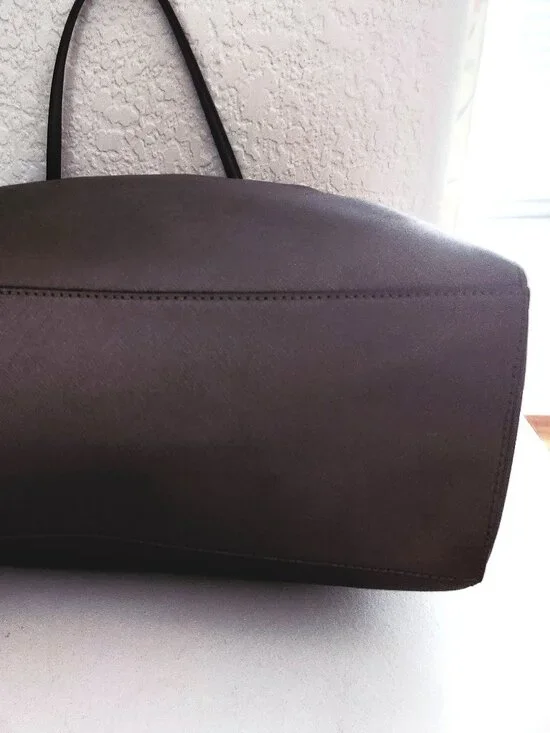 Euc Coach Madison Brown/Bronze Metallic Tote Bag Xl - Picture 10 of 15